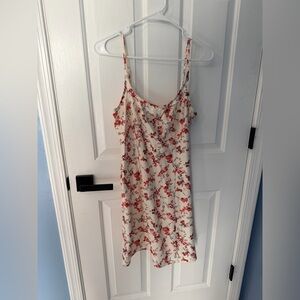 A New Day Red and Black Floral Dress